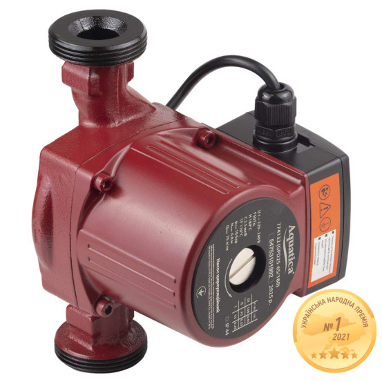 Циркуляционный насос Aquatica GPD25-6S/180 с гайками и кабелем