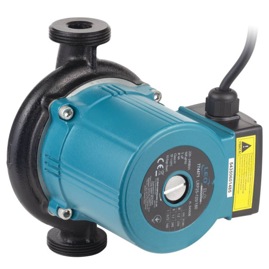 Циркуляционный насос LEO LRP25-120/180 с гайками и кабелем