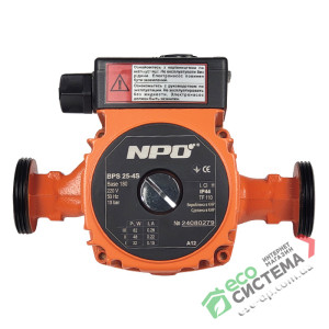 Циркуляційний насос NPO BPS 25-4S 180 з гайками