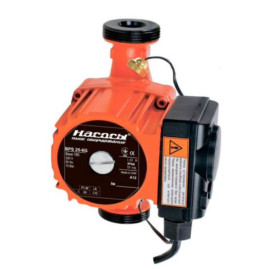 Циркуляційний насос NPO BPS 25-6G-180  з терморегулятором