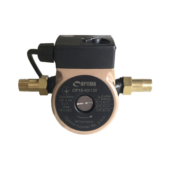 Циркуляционный насос Optima OP15-40/130 с гайками и кабелем