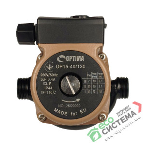 Циркуляційний насос Optima OP15-40/130 з гайками та кабелем