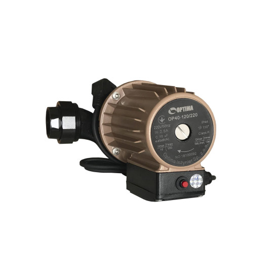 Циркуляційний насос Optima OP40-120/220 з гайками та кабелем