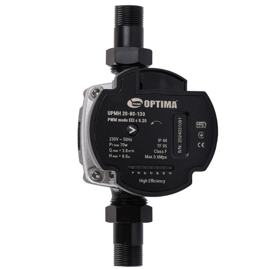 Насос циркуляционный энергосберегающий Optima PRIME UPMH 20-80 AUTO 130