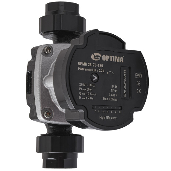 Насос циркуляционный энергосберегающий Optima PRIME UPMH 25-70 AUTO 130