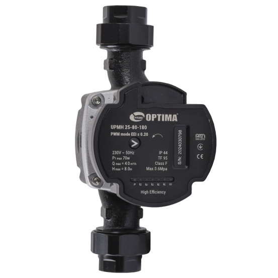 Насос циркуляційний енергозберігаючий Optima PRIME UPMH 25-80 AUTO 180