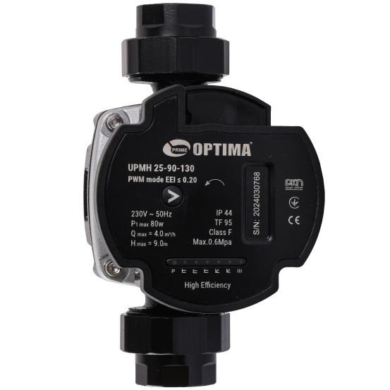 Насос циркуляционный энергосберегающий Optima PRIME UPMH 25-90 AUTO 130
