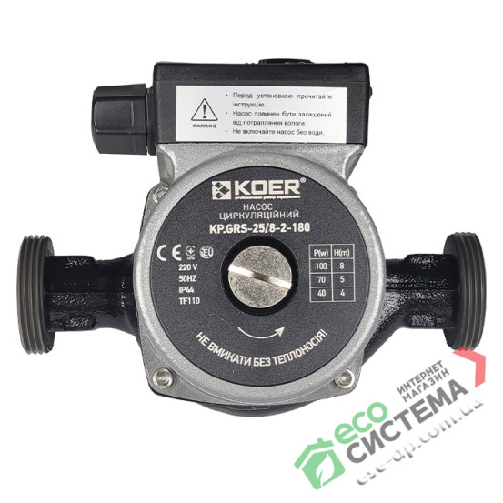 Циркуляционный насос KOER KP.GRS-25/8-2-180 + гайки