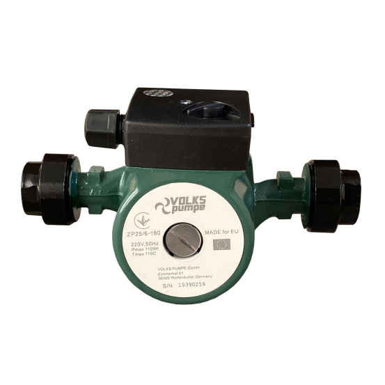 Циркуляційний насос VOLKS ZP25/6 180 мм + гайки