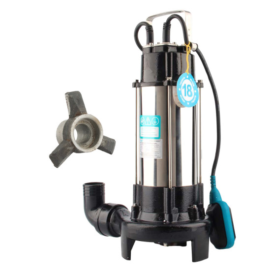 Насос канализационный с ножом Aquatica V1300DF