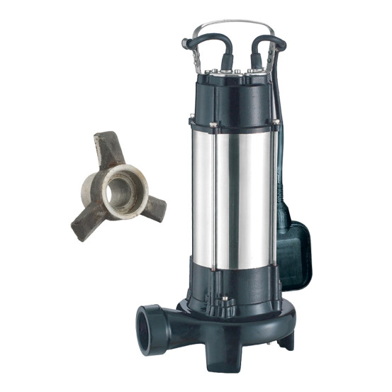 Насос канализационный с ножом Aquatica V1800DF 3"