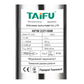 TAIFU 4STM 2/37 насос центробежный скважинный кабель 50 м