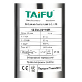 TAIFU 4STM 2/9 насос центробежный скважинный кабель 40 м