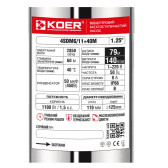 Насос для скважины центробежный Koer 4 SDM 6/11 с пультом