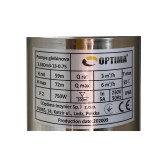 Насос для скважины Optima 3,5SDm3/13 0,75 кВт пульт + кабель 1,5 м