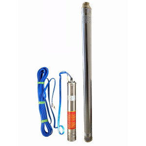 Насос для скважины Optima 3SDm2,5/30 1,1 кВт пульт + кабель 15 м