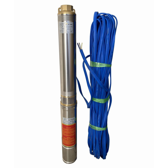 Насос для скважины Optima 4SDm3/11 0,75 кВт пульт + кабель 50 м