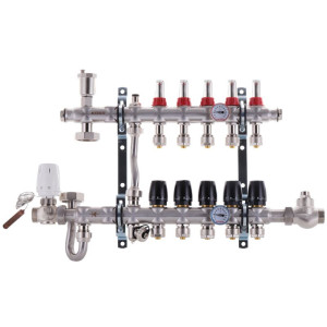 Колектор зі зміш. вузлом KOER KR.S1011-05 1”×5 та євроконус 3/4-16 (KR2928)