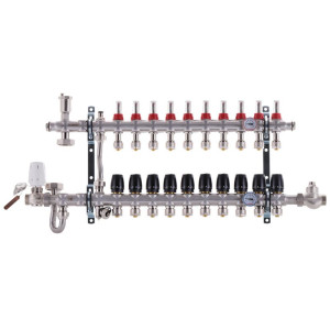 Колектор зі зміш. вузлом KOER KR.S1011-10 1”×10 та євроконус 3/4-16 (KR2933)