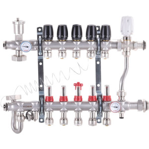 Колектор зі зміш. вузлом KOER KR.S1013-05 1”×5 та євроконус 3/4-16 (KR2948)