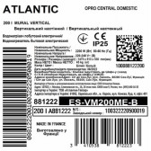 Бойлер ATLANTIC Opro Central Domestic Wall Mounted 200 ES-VM200ME-B (2200W)