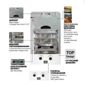 Газовая колонка MIXXUS GWH-0112 WHITE дымоходная 12 л/мин