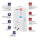Газовая колонка MIXXUS GWH-0112 WHITE дымоходная 12 л/мин
