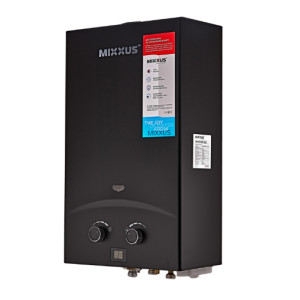Газова колонка MIXXUS GWH-0210 BLACK димохідна 10 л/хв