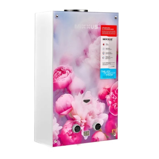 Газовая колонка MIXXUS GWH-0410 GLASS дымоходная 10 л/мин