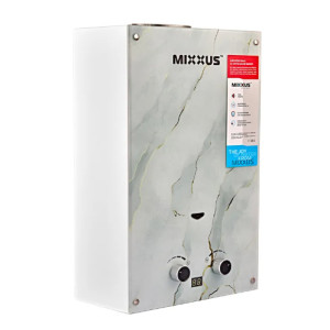 Газова колонка MIXXUS GWH-0510 GLASS димохідна 10 л/хв