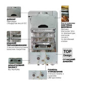 Газова колонка MIXXUS GWH-0510 GLASS димохідна 10 л/хв