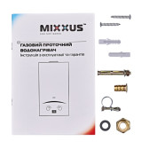 Газова колонка MIXXUS GWH-0510 GLASS димохідна 10 л/хв