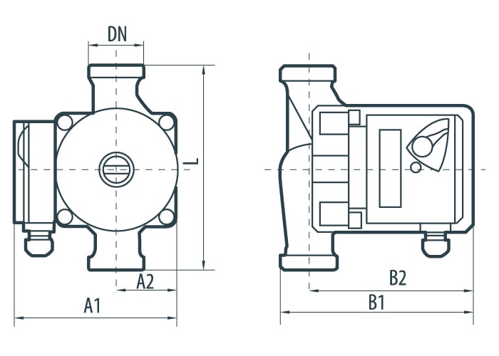 Размеры насоса NPO BPS
